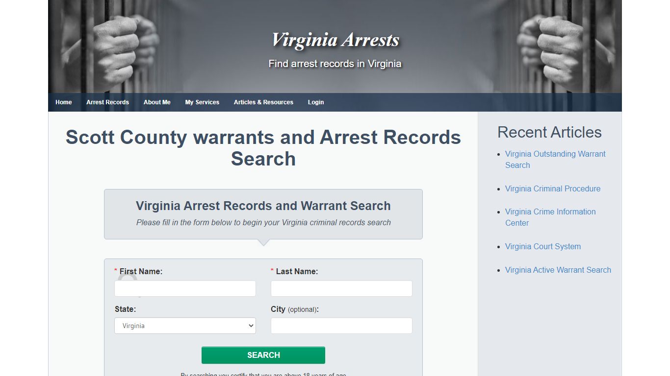 Scott County warrants and Arrest Records Search - Virginia Arrests